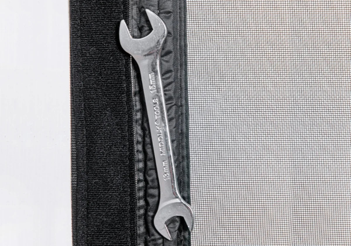 Black Magnetic Door Screen Fiberglass Mesh