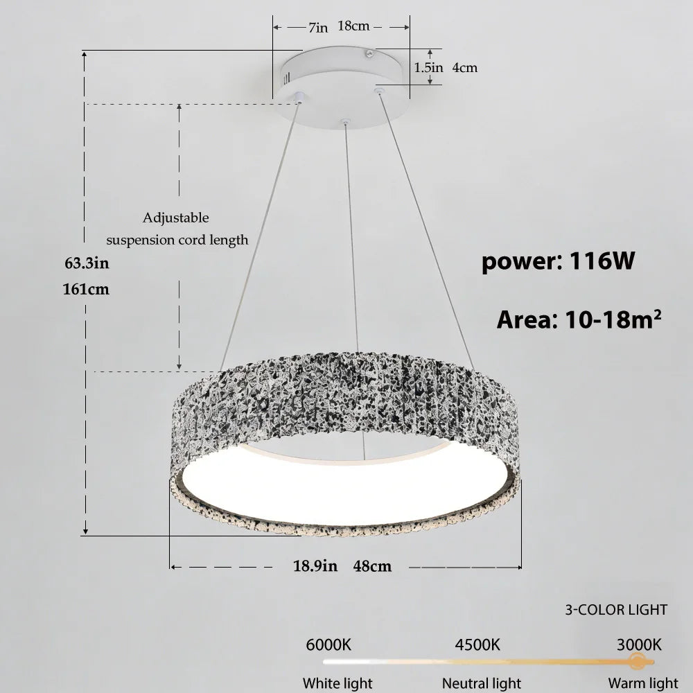 Scandinavian Ceiling Chandelier Light Fixture