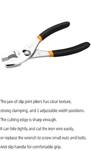 General Household Hand Tool Kit with Plastic Toolbox Storage Case