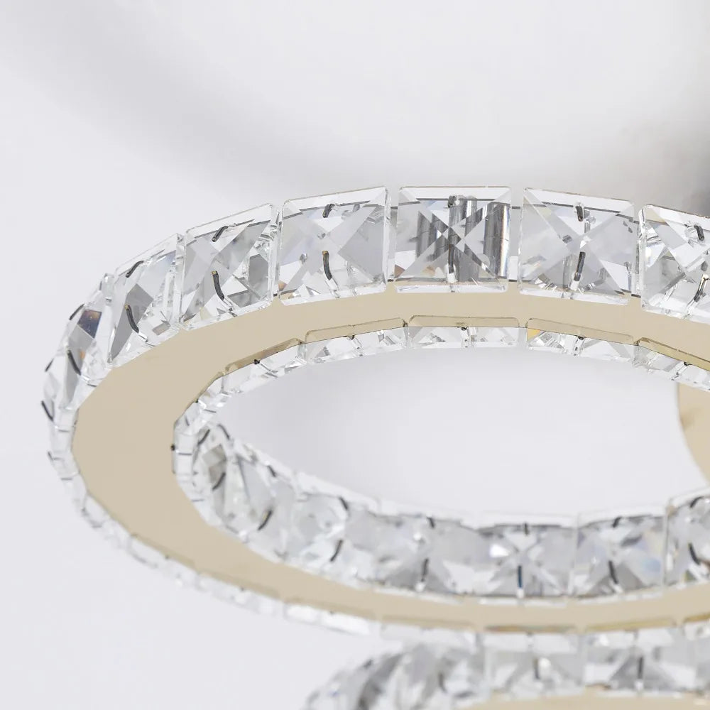 Modern Luxury Led Ceiling Light  Crystal Chandelier