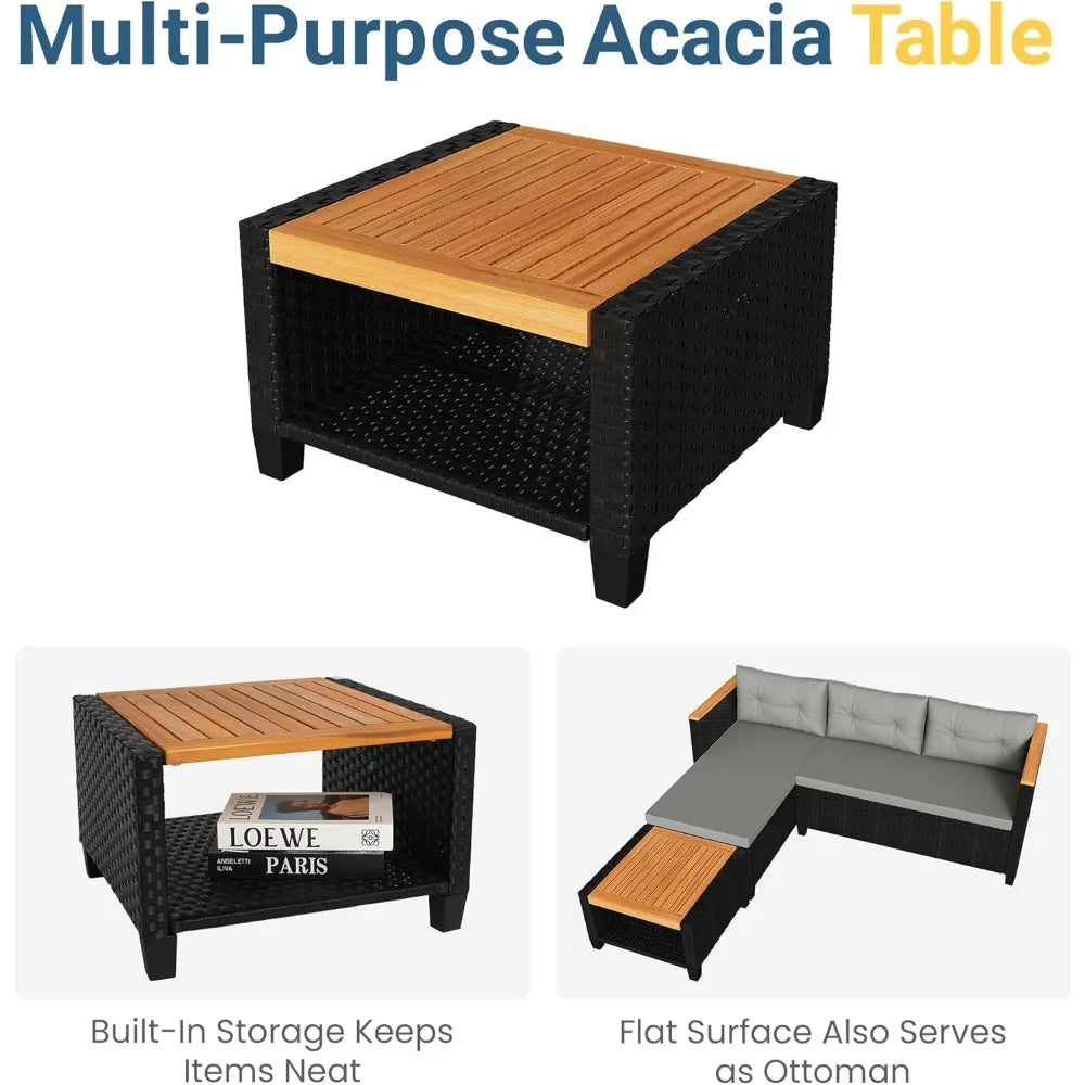 All-Weather Wisteria Lane 3-Piece Patio Furniture Set