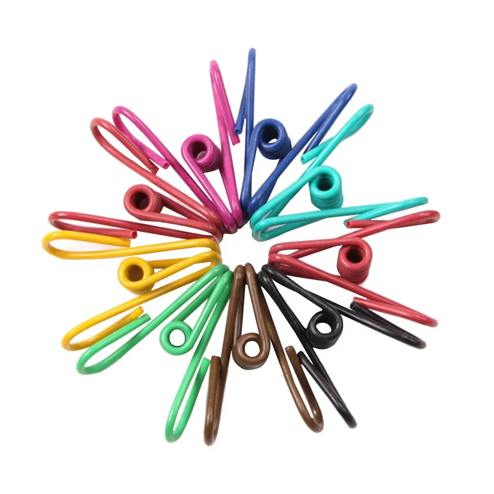 Multi-Purpose Colorful Clothespins Rust-Resistant PVC Coated Steel