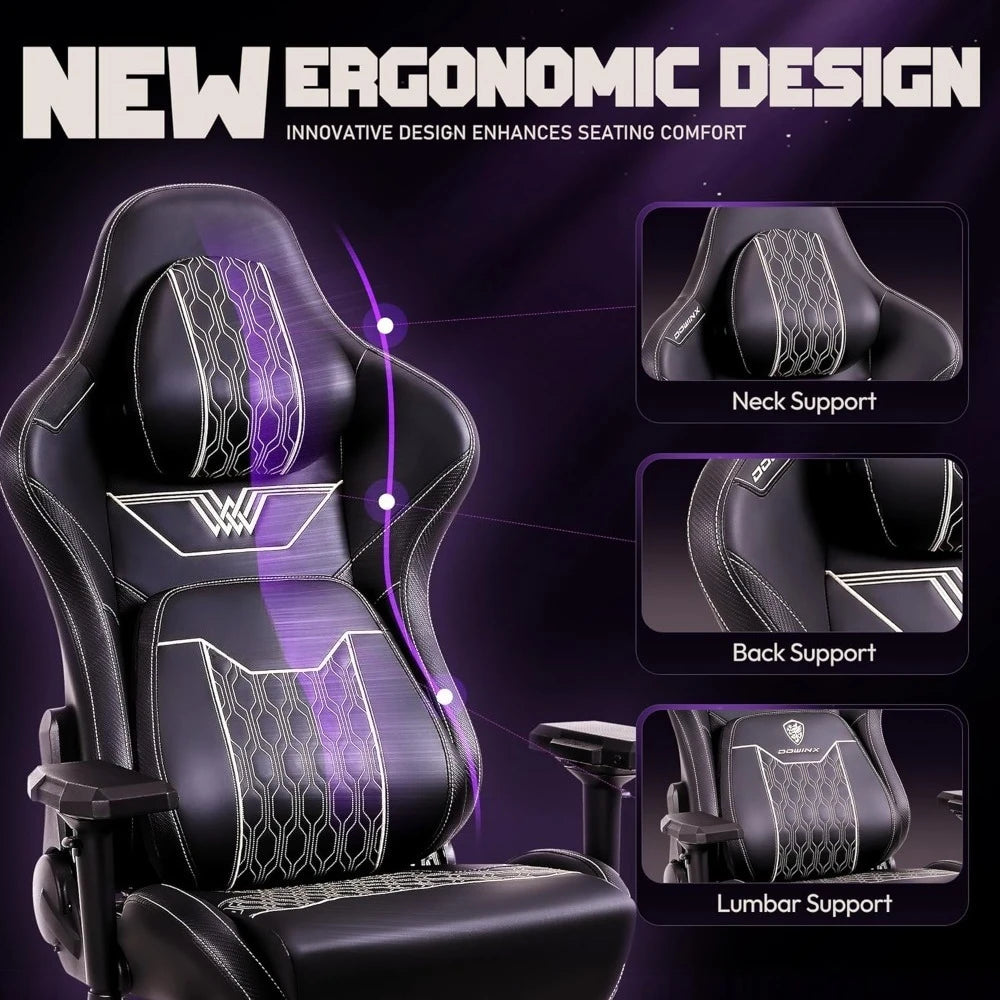 Big and Tall Gaming Chair with Footrest