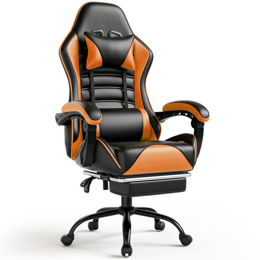 Gaming Chair with Footrest