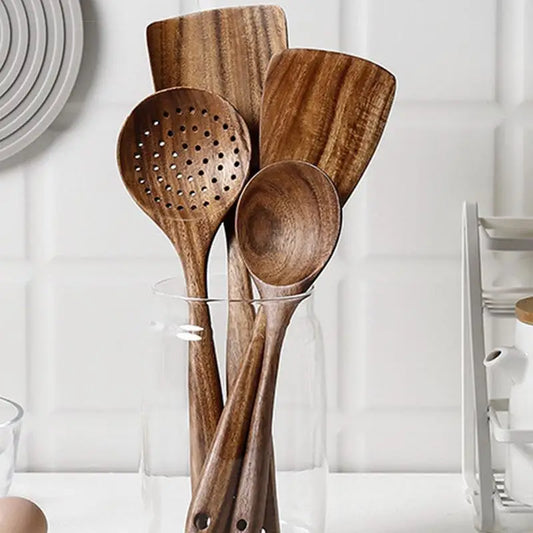 Natural Wooden Cooking Spoons