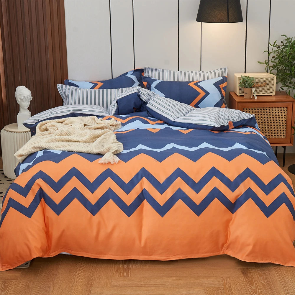 Boho Bohemian Geometric Western Duvet Comforter Cover Set