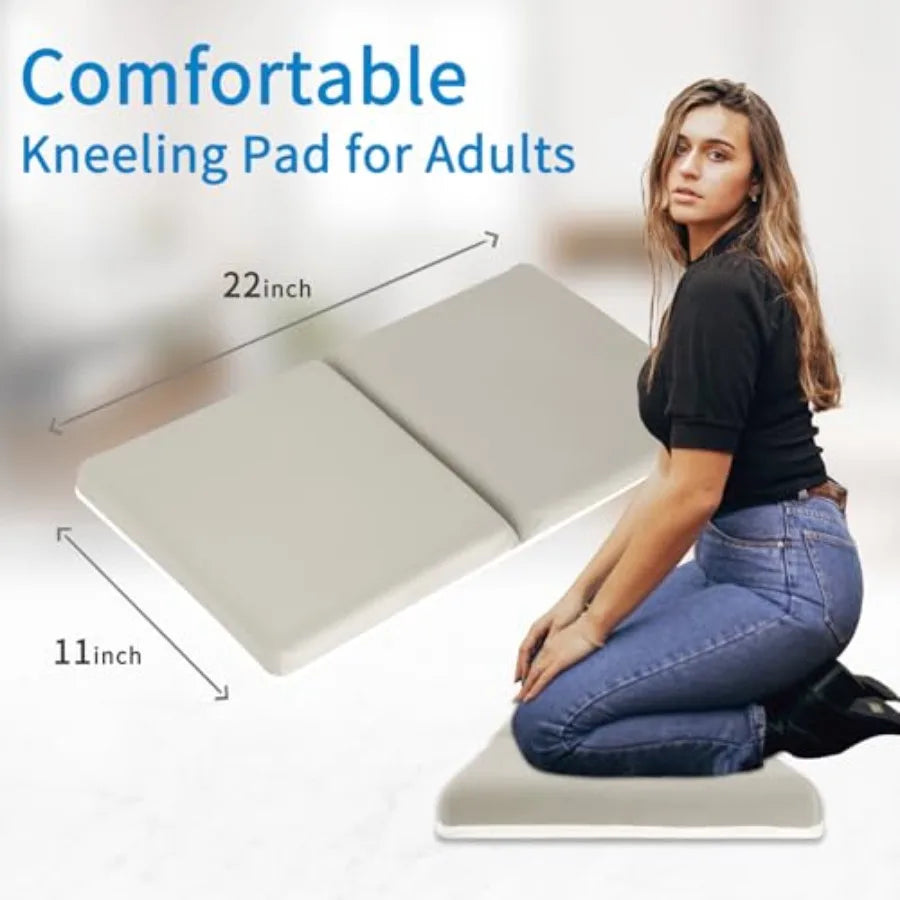 Bath Kneeler with Elbow Rest Pad Set