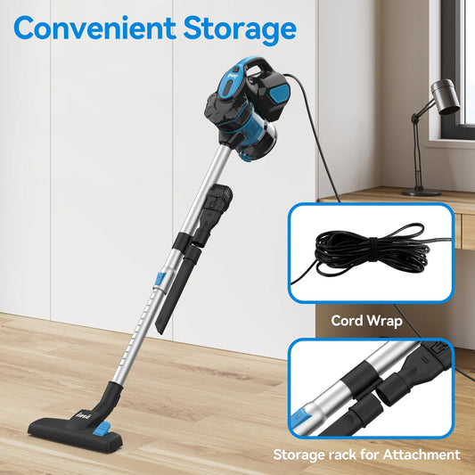 Corded Powerful Suction Motor Stick Handheld Vacuum Cleaner