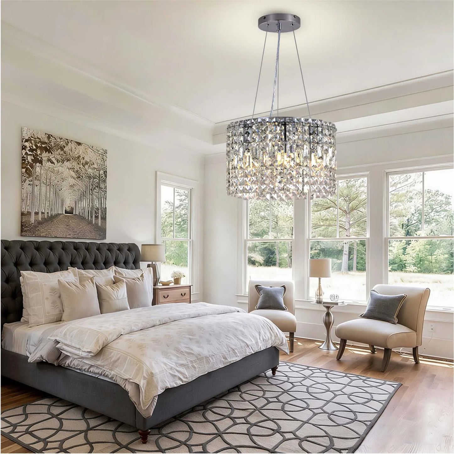 Modern Ceiling Crystal Chandelier