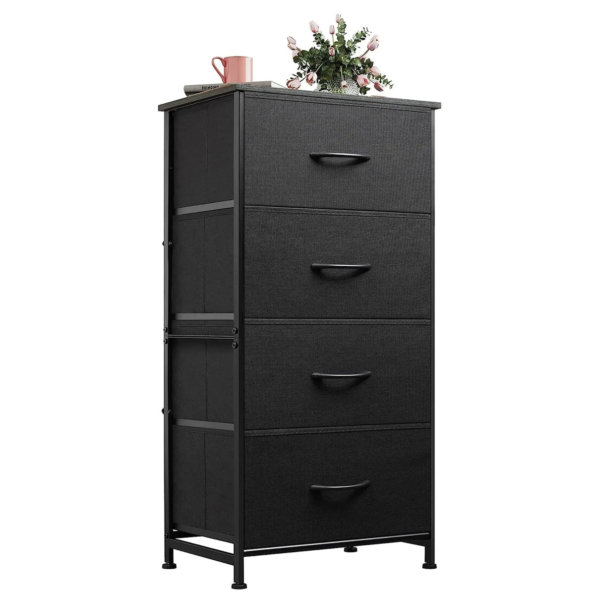 Vintage Fur Dresser with Storage Tower