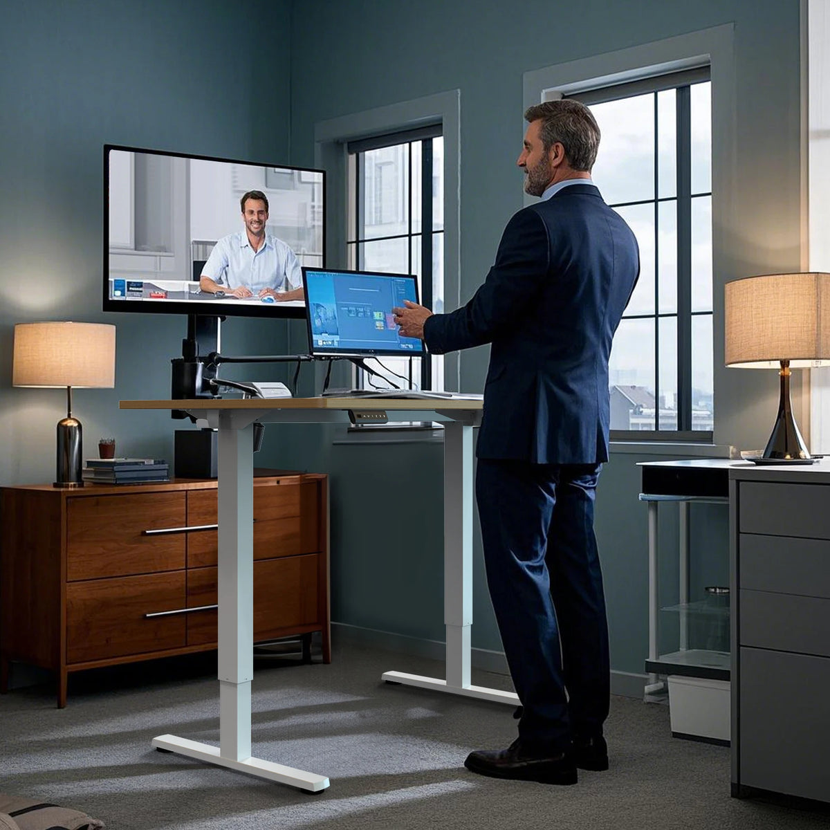 Electric Standing Office Computer Desk