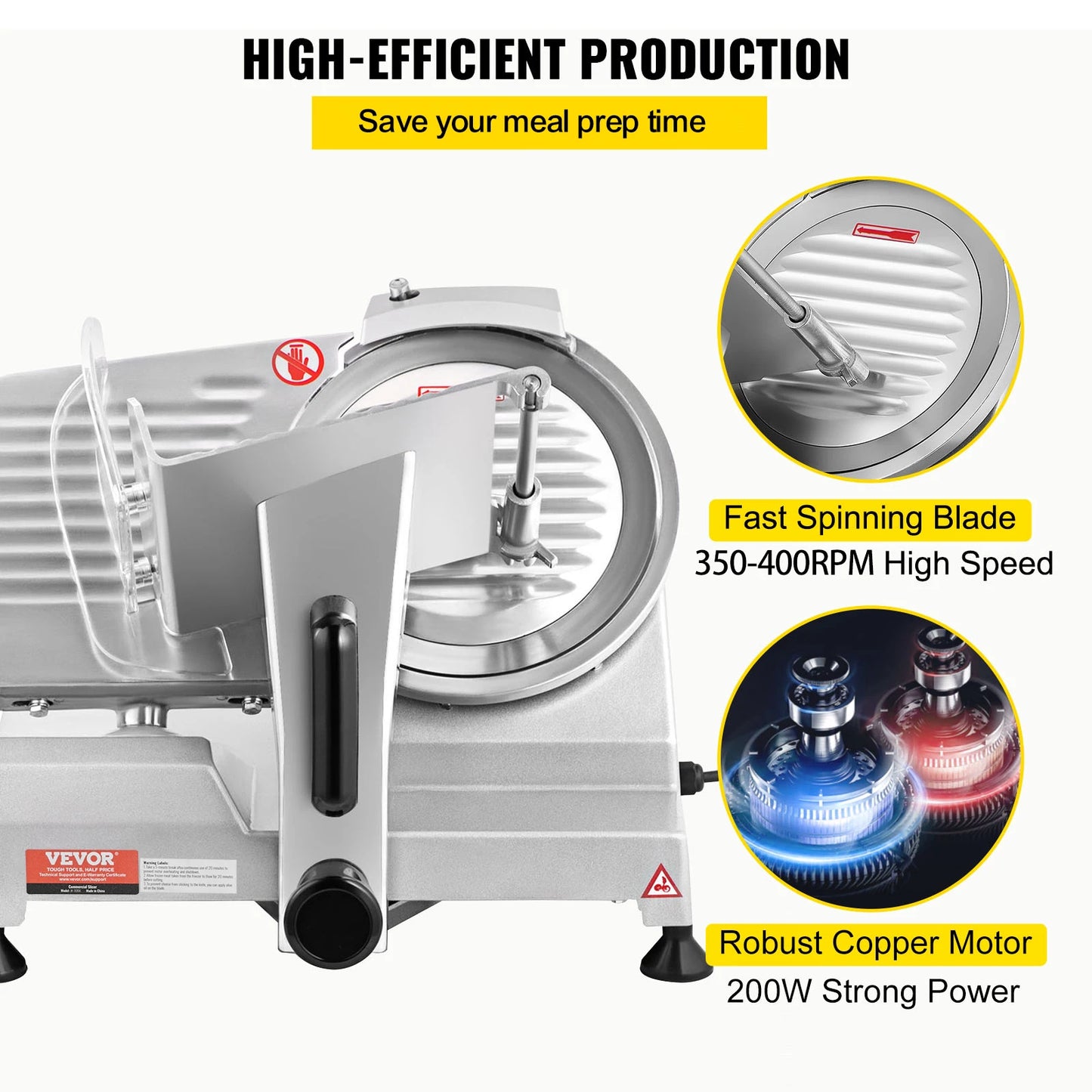 Electric Deli Food Meat Slicer