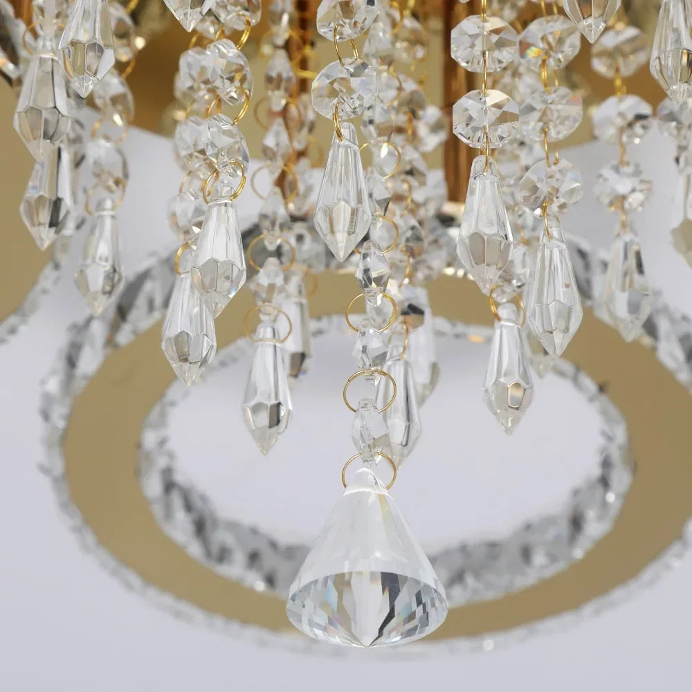 Modern Luxury Led Ceiling Light  Crystal Chandelier