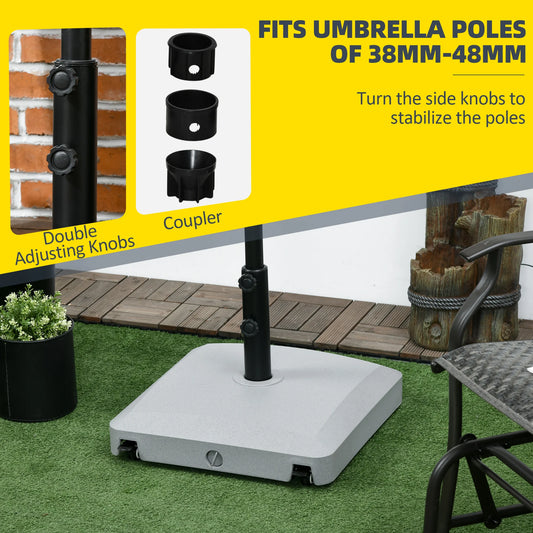 Patio Umbrella Base with Wheels