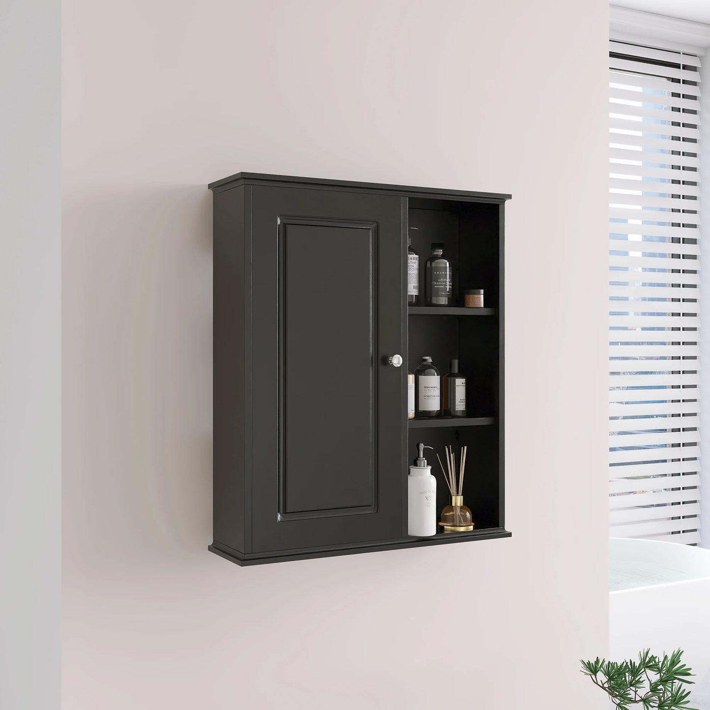 Blue Bathroom Storage Cabinet Decoration Wall Cabinet for Laundry Room&Kitchen&Living Room