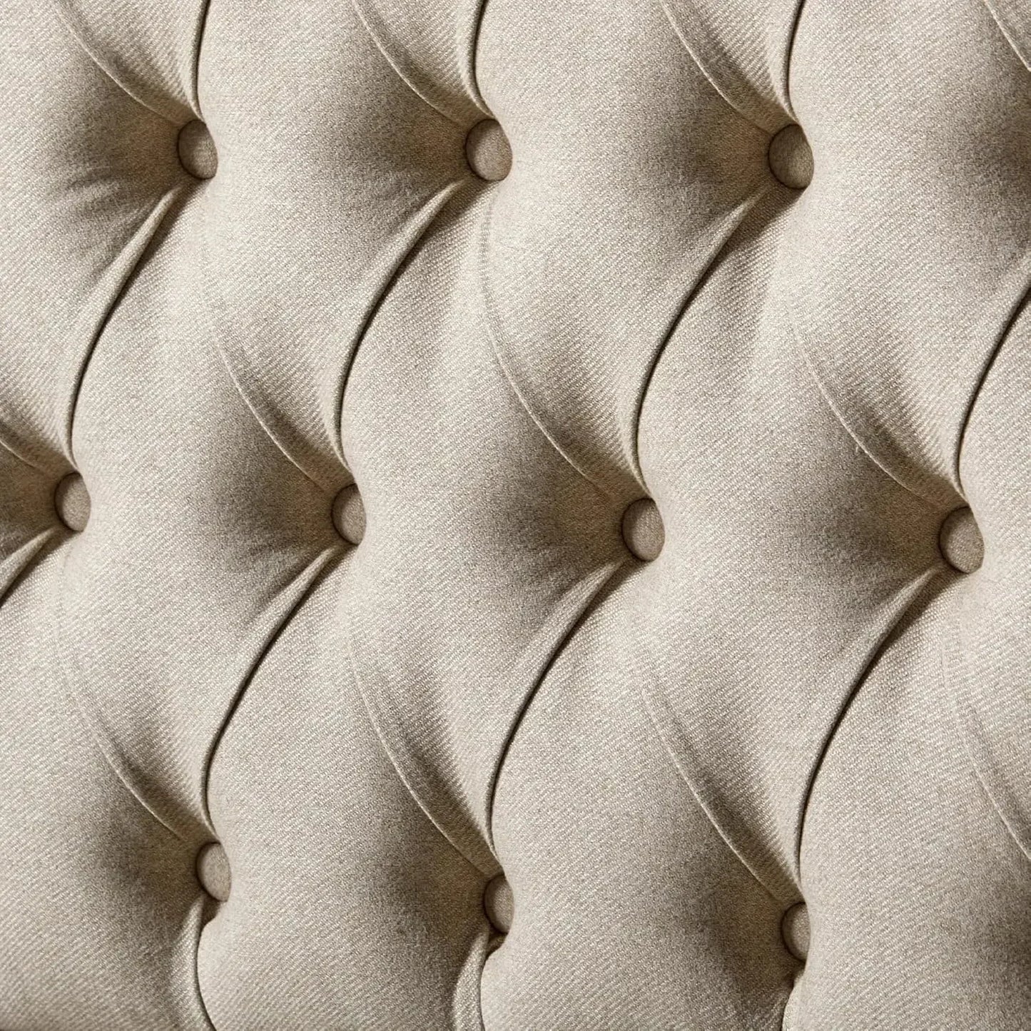 Transitional Platform Bed with Solid Wood Bed Frame