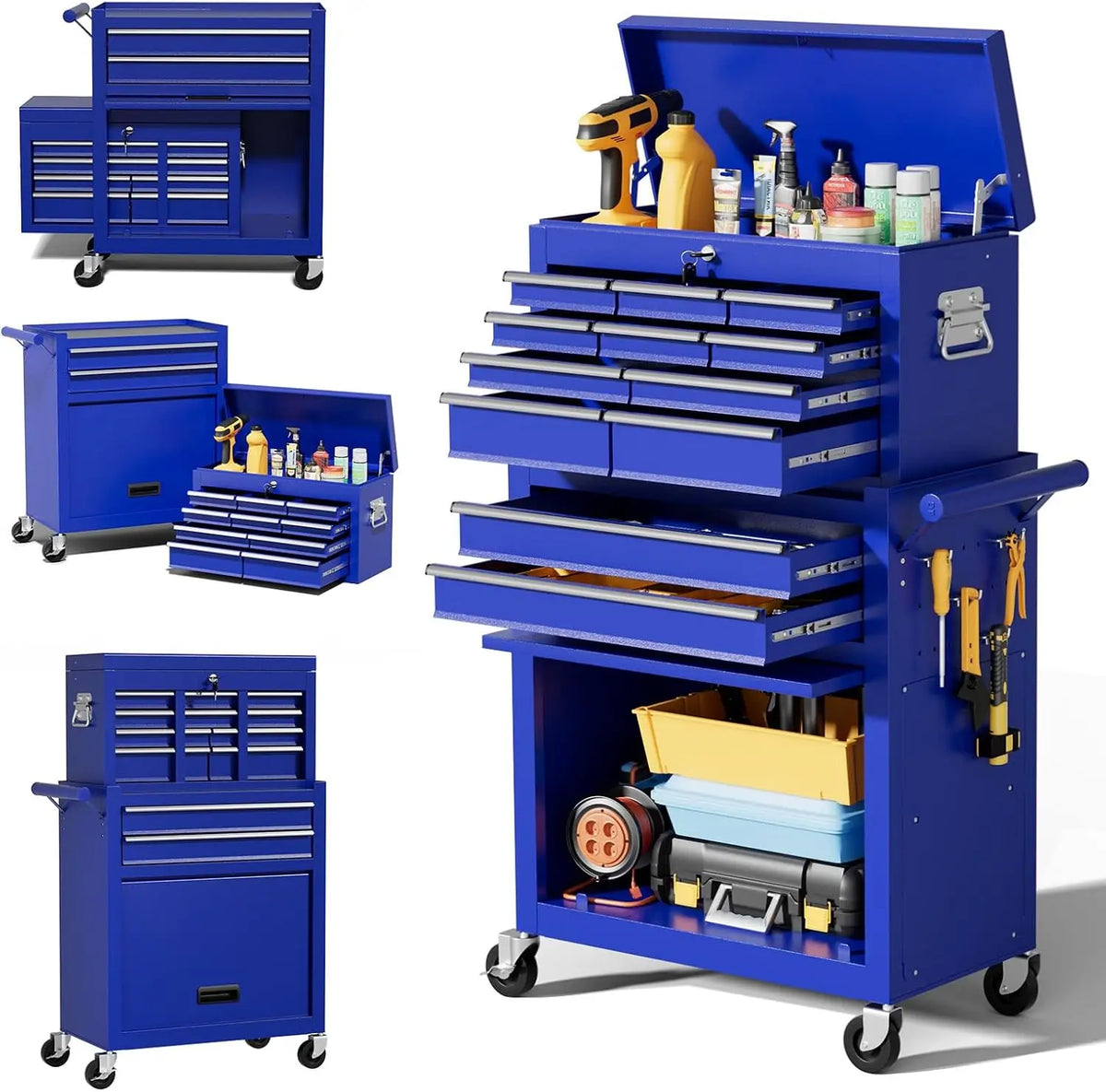Heavy Duty Rolling Tool Chest with Wheels
