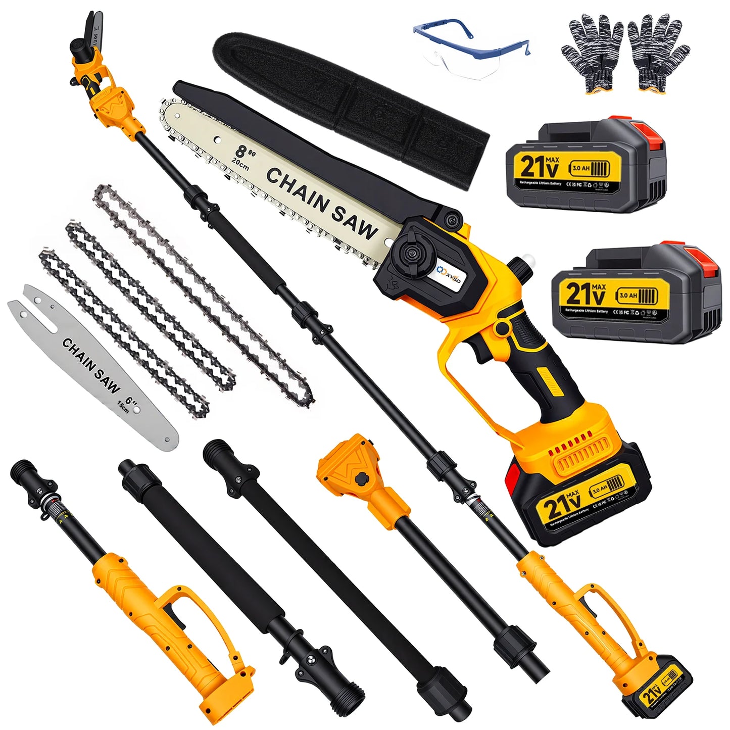 Electric Pole Saws with Extension Pole