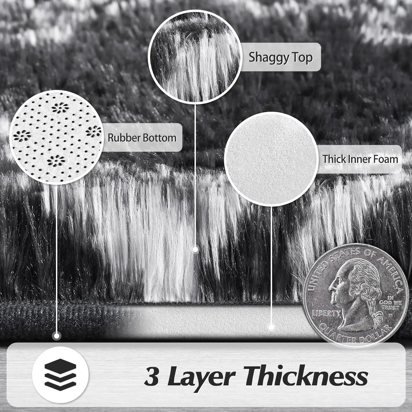 Soft Plush Fluffy Carpets/Rugs