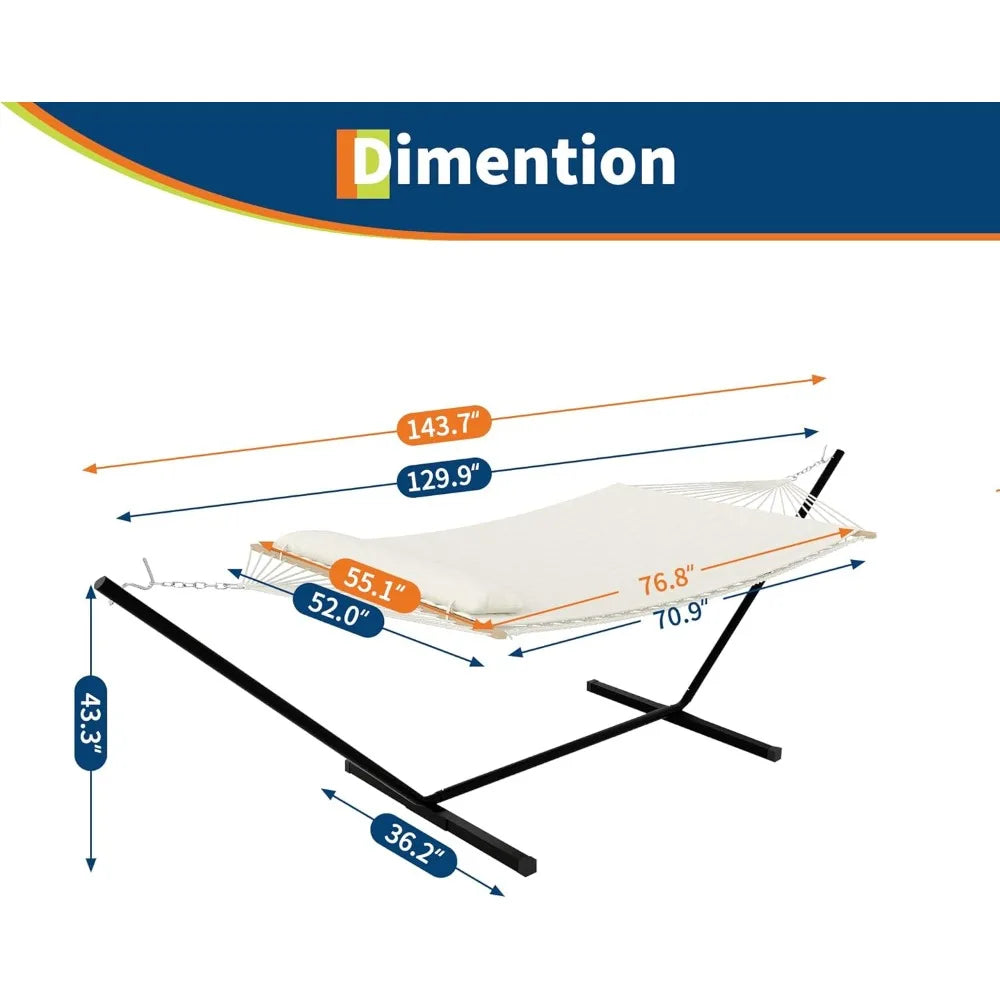 Hammock with Heavy Duty Capacity Stand