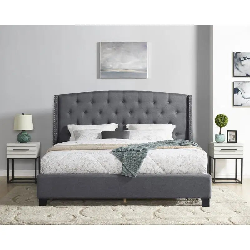 Contemporary Upholstered Bedroom Set