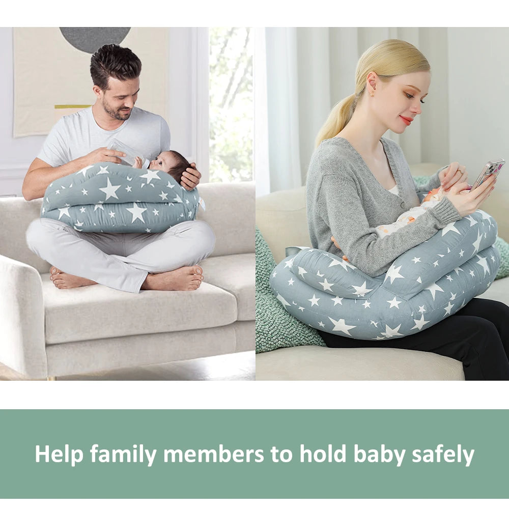 Mom and Baby Adjustable Nursing Pillow for Breastfeeding