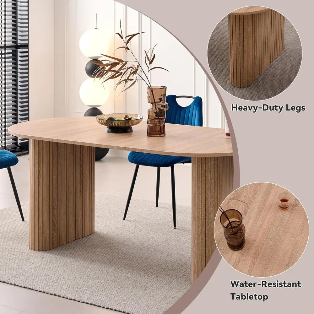 Oval Dinner Table (Only Table),