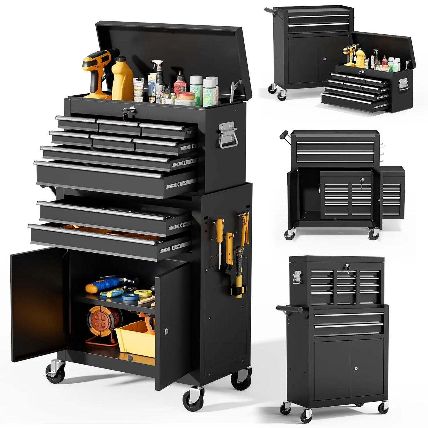 Rolling Tool Chest with Wheels