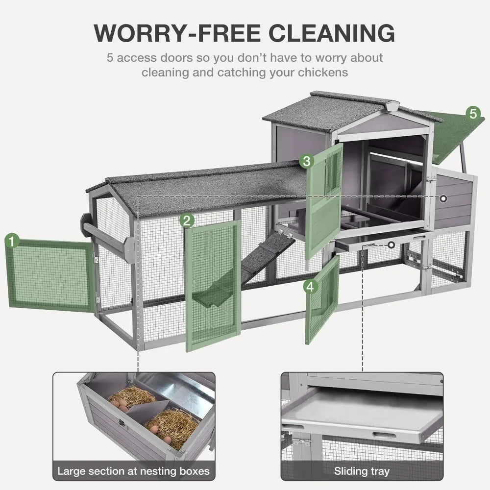 Chicken Coop with Wheels