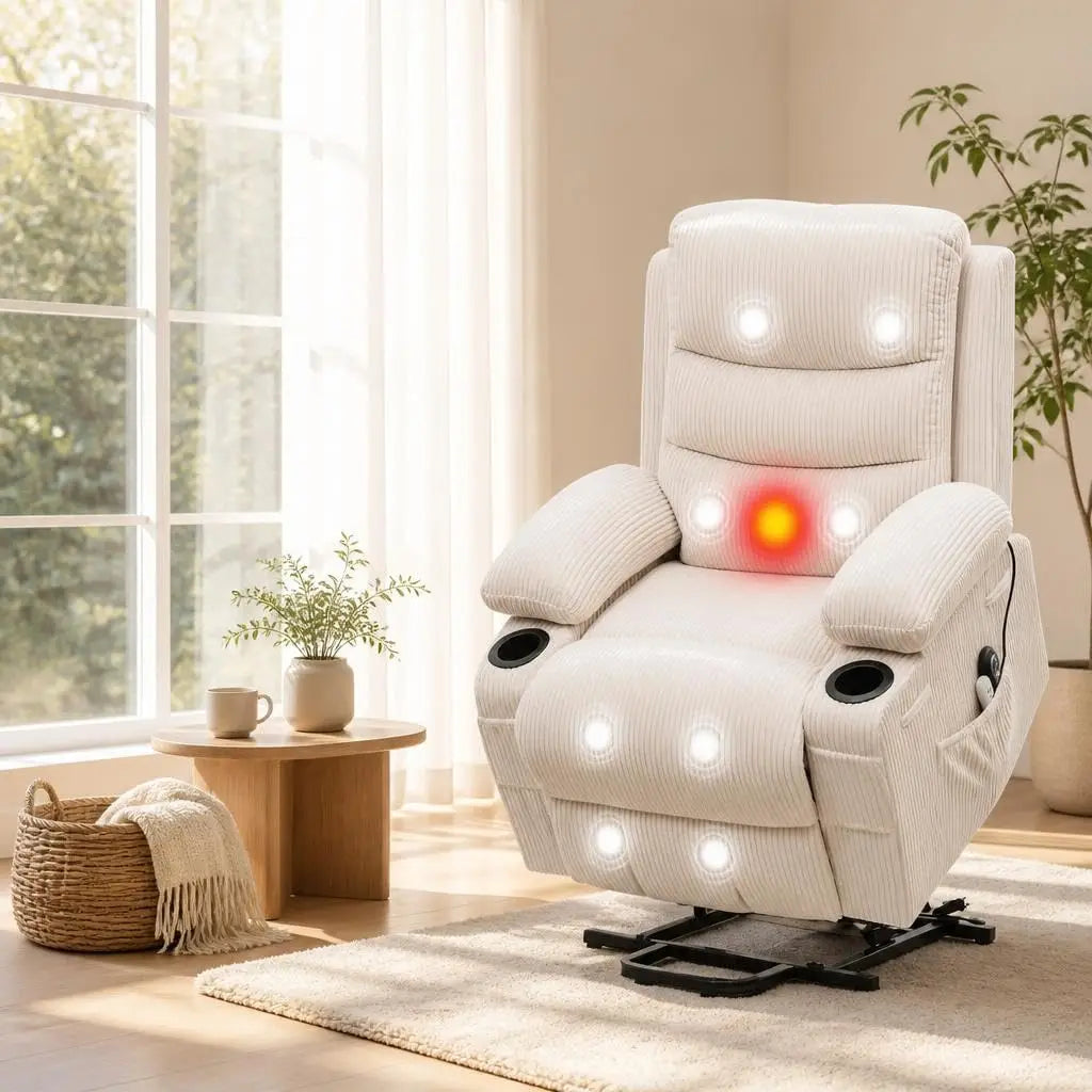 Modern Manual Power Single Recliner