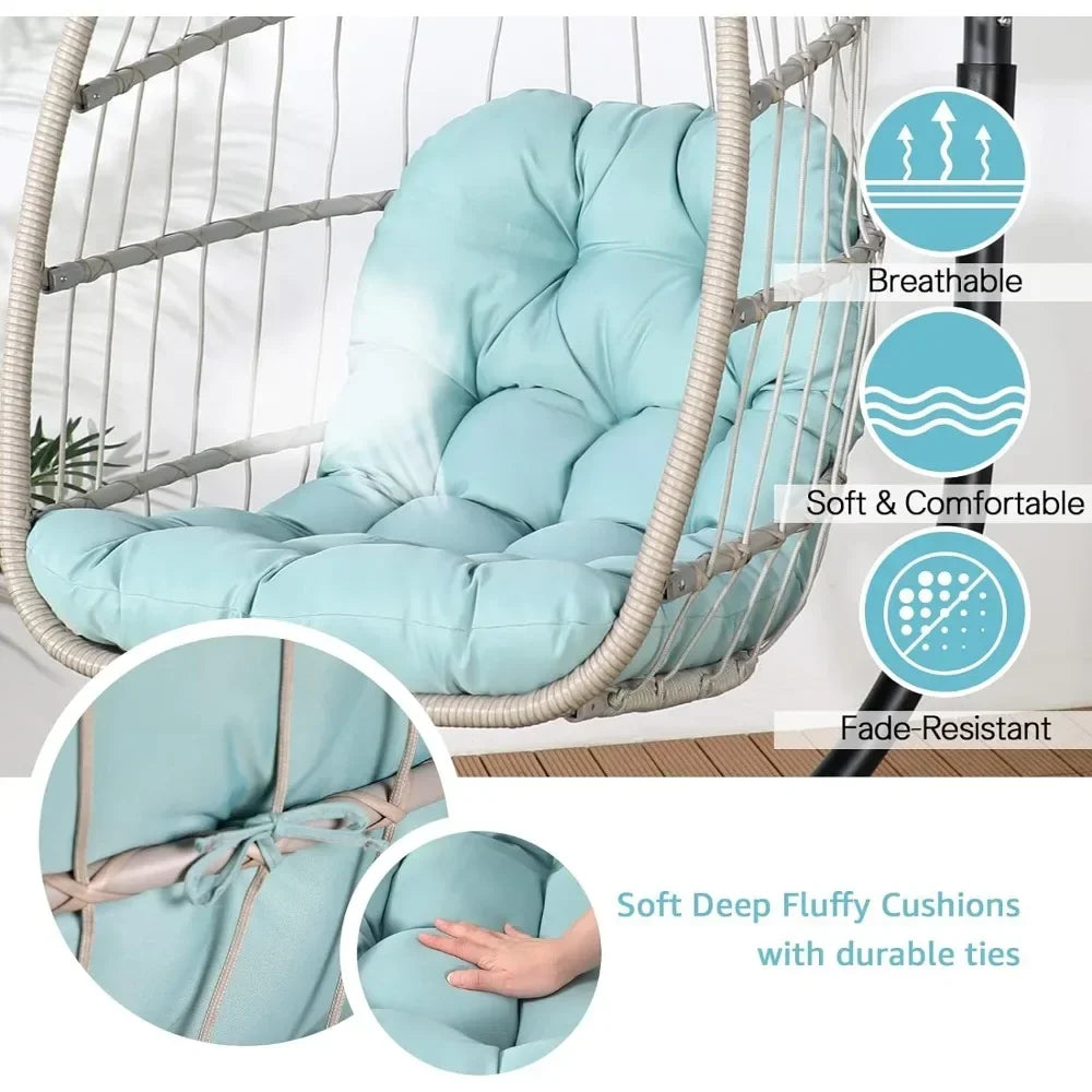 Indoor Outdoor Egg Swing Chair Without Stand