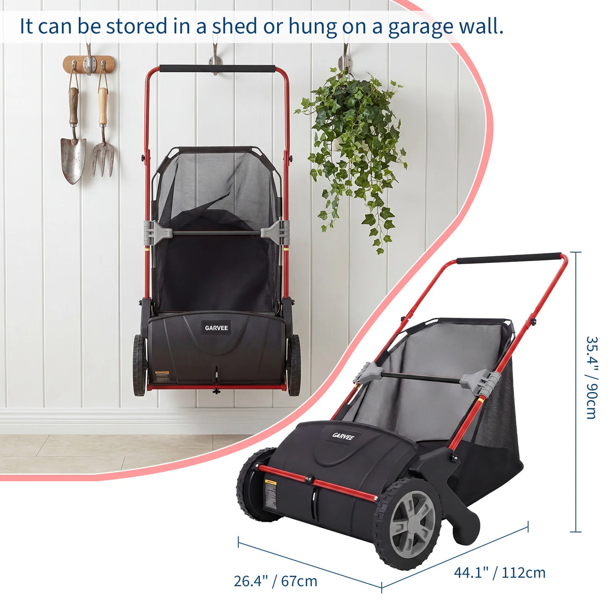Push Lawn Leaf Sweeper