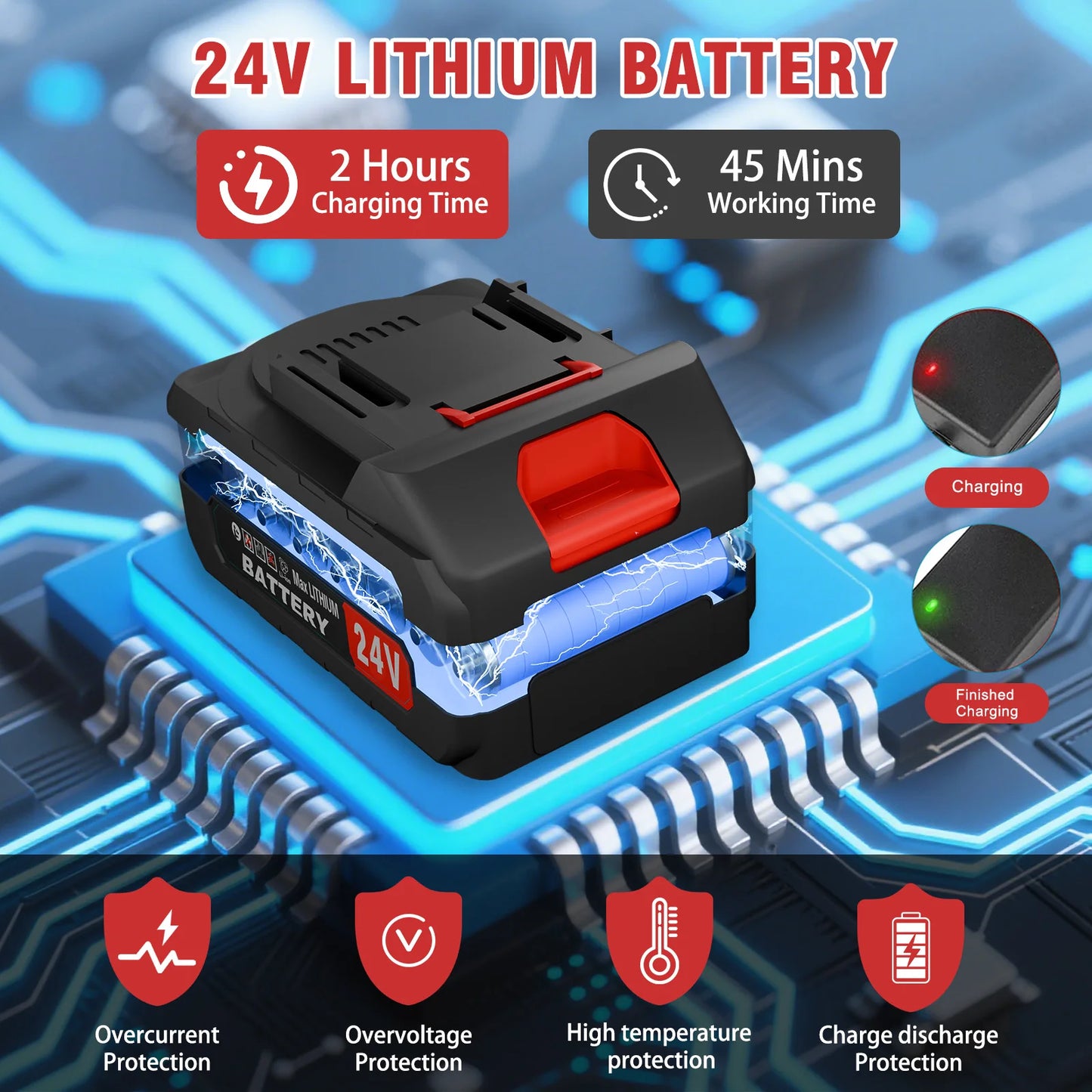 Cordless Weed Wacker Lawn Mower with Gardening Tools