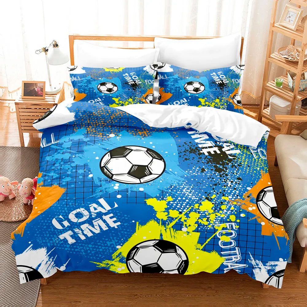 Sports 3D Printed Duvet Cover Set