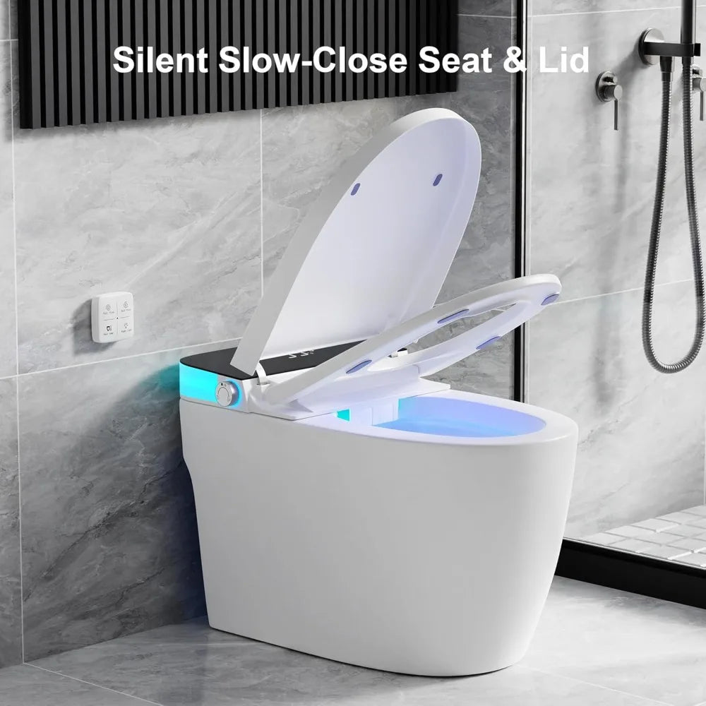 Toilet with Elongated Heated Seat