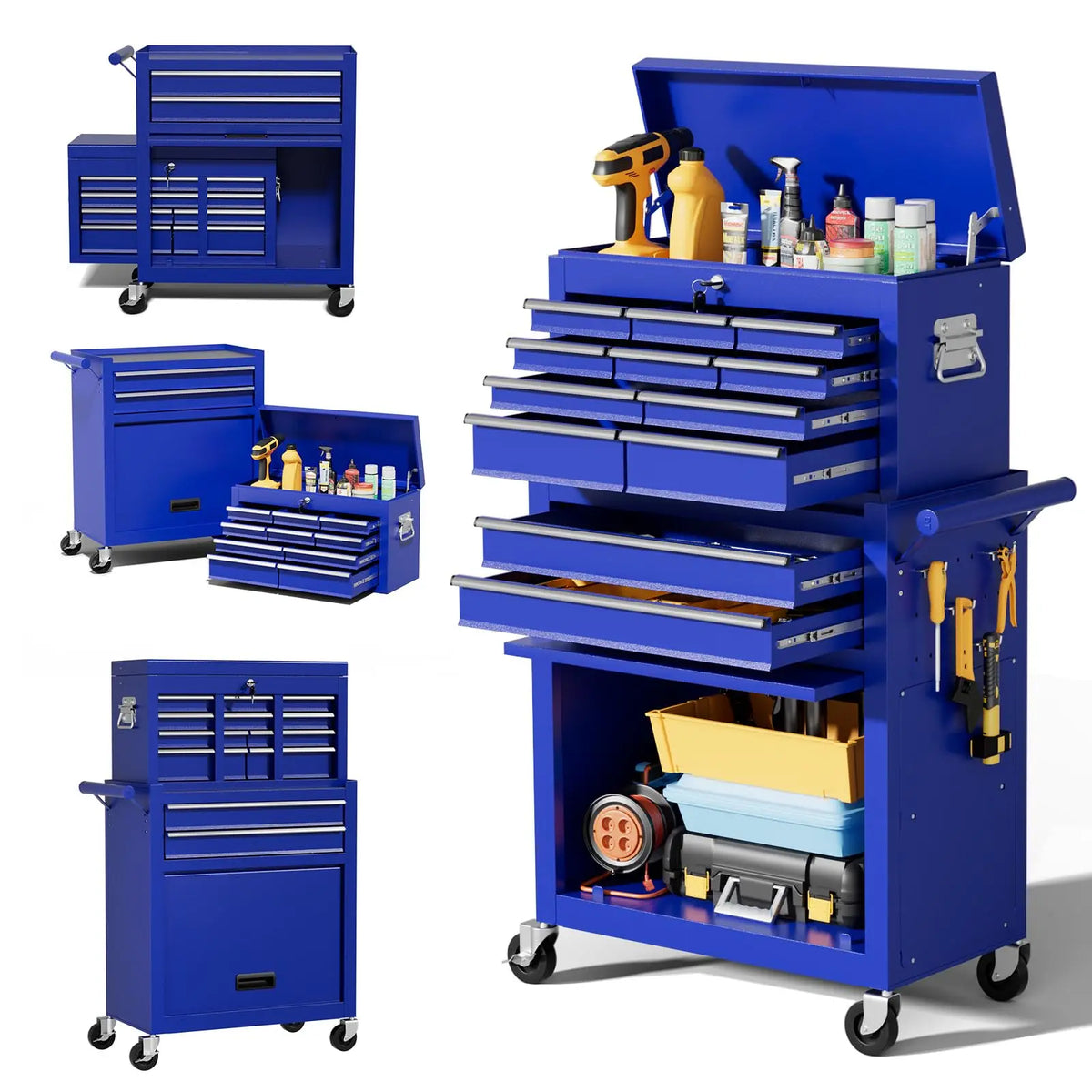Heavy Duty Rolling Tool Chest with Wheels