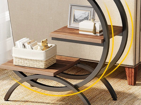 C-Shaped End Table