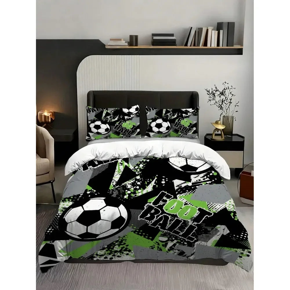 Football Sports Themed Duvet Cover Set