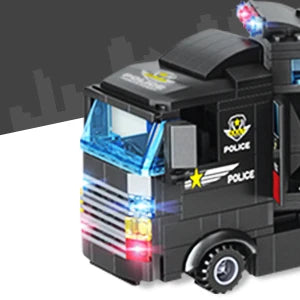 Boys Police Kit with Police Command Center Truck