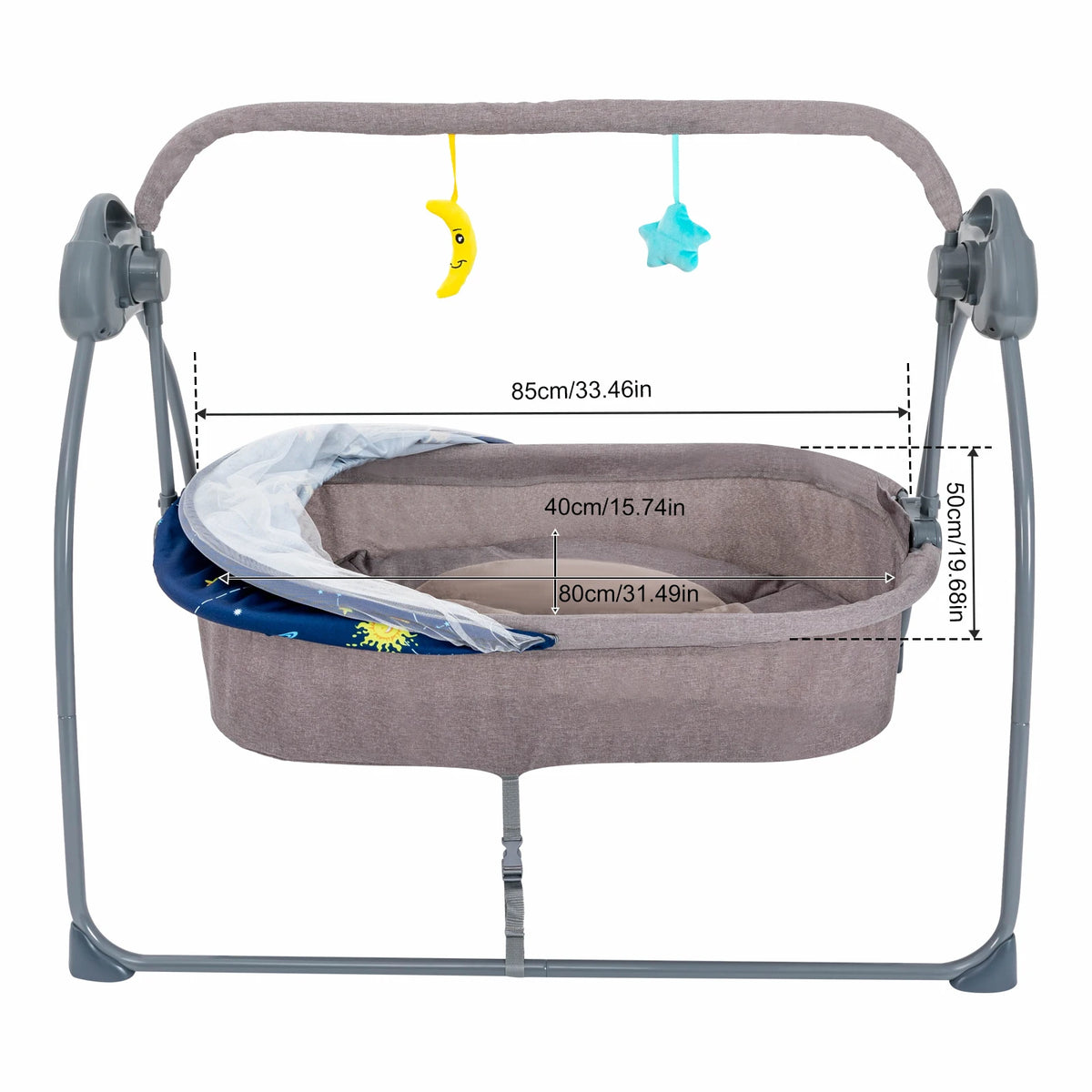 Auto Rocking Chair Bed with Remote Control