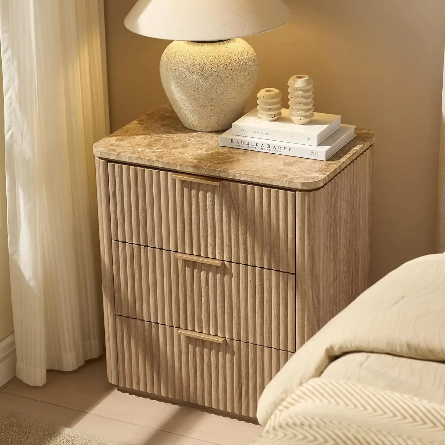 Nightstands - Faux Marble Top