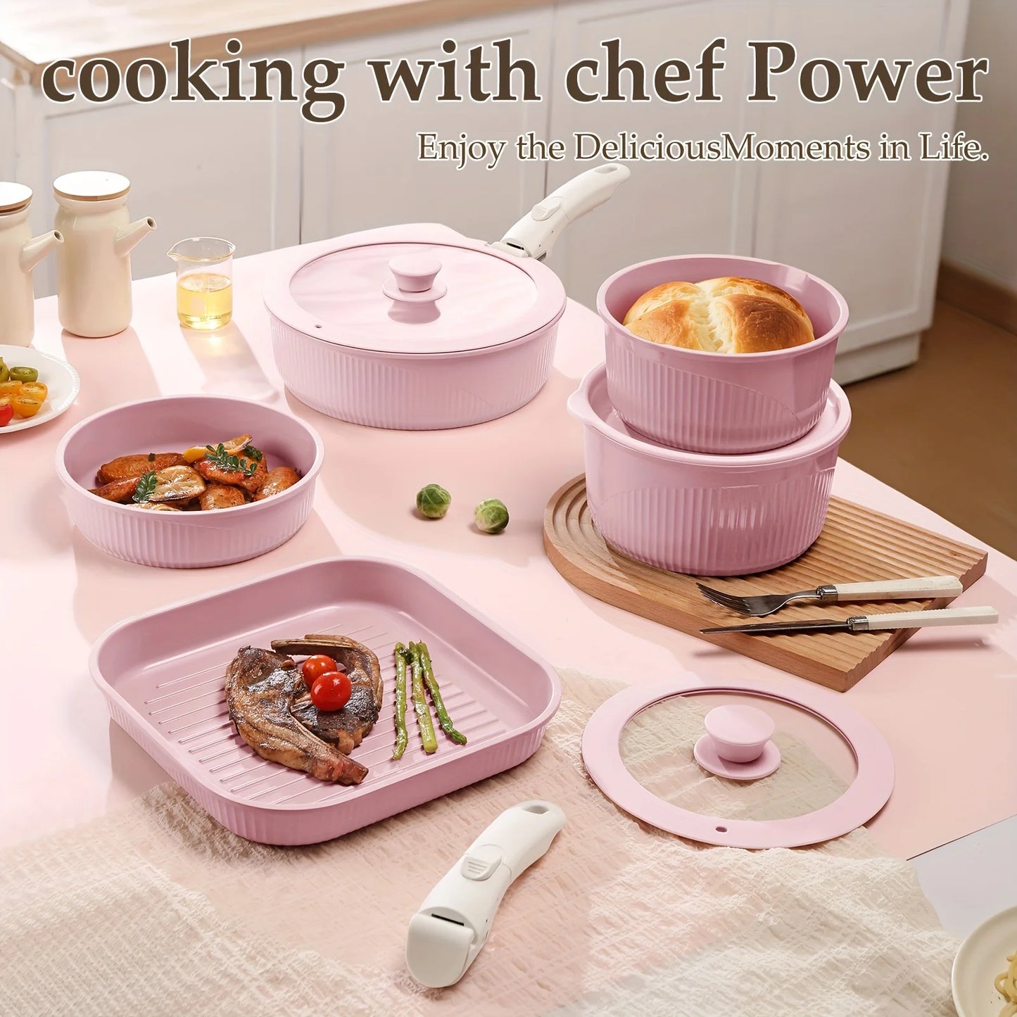Pots & Pans Non-Stick Cookware Set