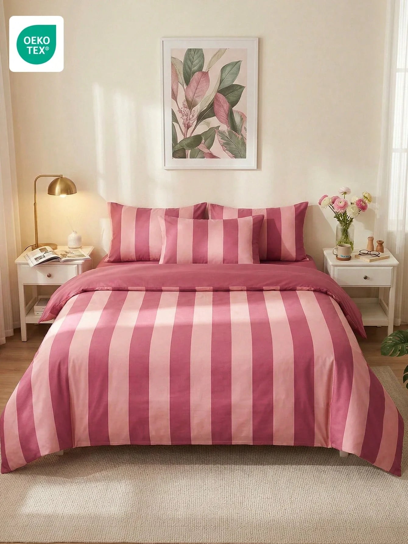 Striped Bedding Set