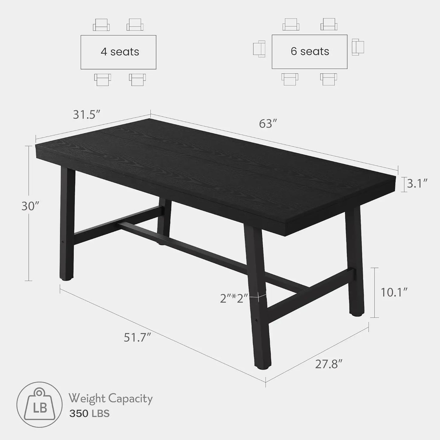 Rectangular Dining Table