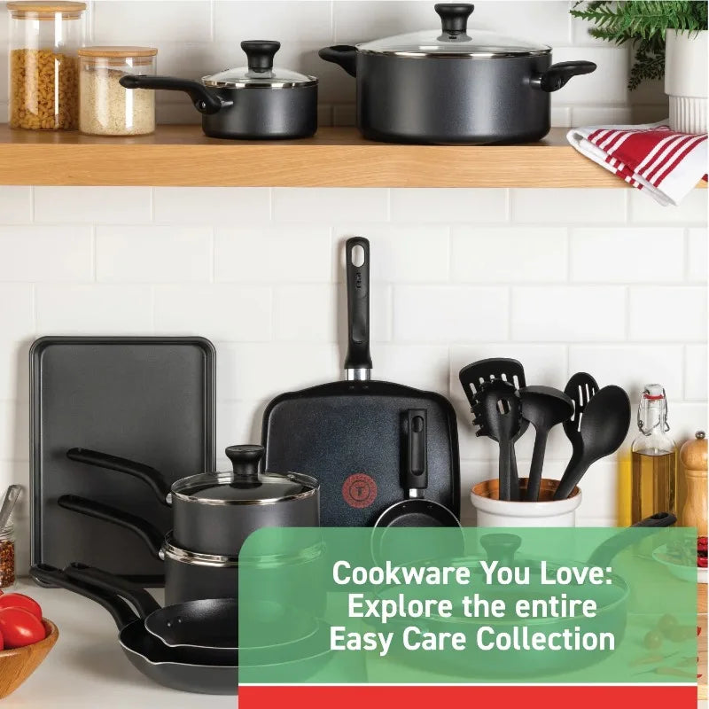 Easy Care Non-Stick Pots and Pans Cookware Set