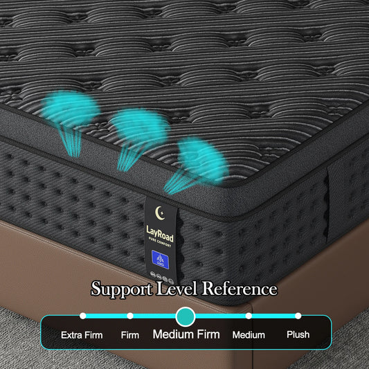 Medium Hybrid Mattress Firm Gel Memory Foam