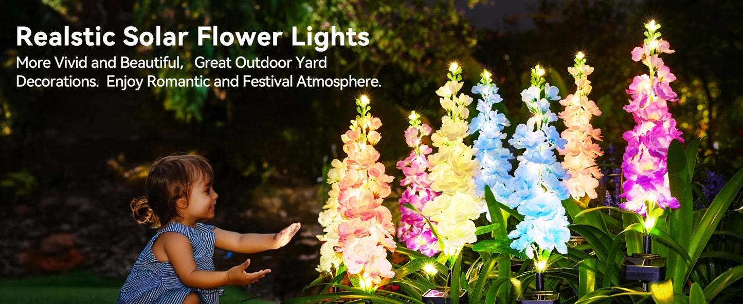Outdoor Solar Flower Garden Lights