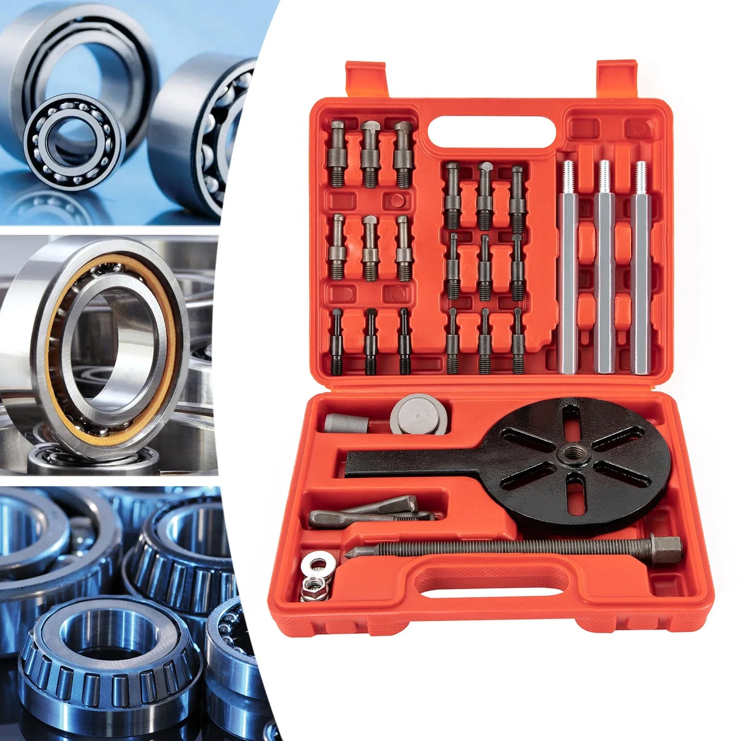 Steel Bearing Puller Set Quenched Inner Hole Extractor Kit