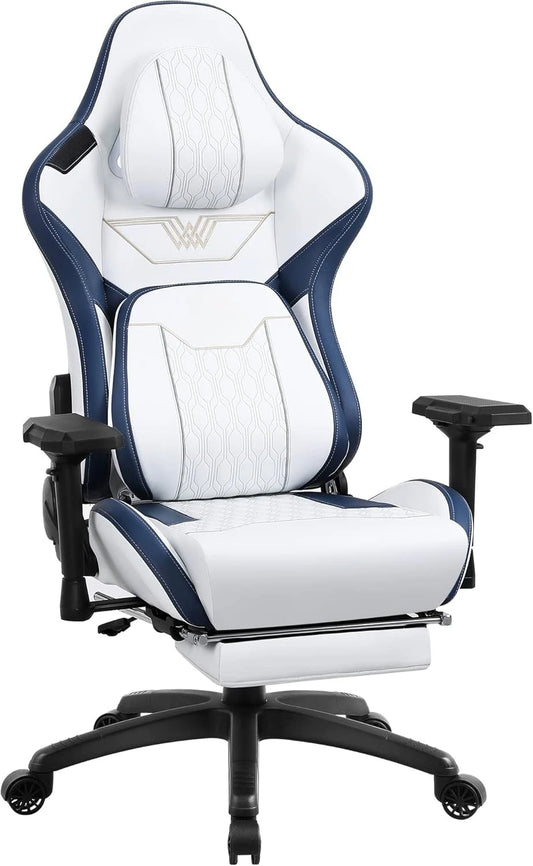 Big and Tall Gaming Chair with Footrest