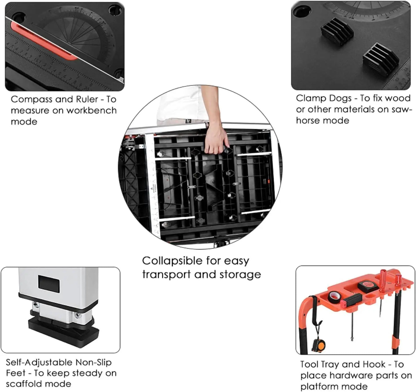 Multifunctional Folding Work Table